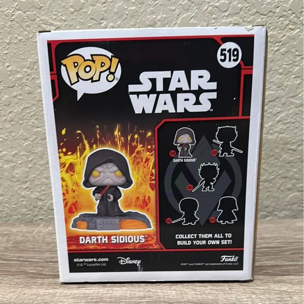 Funko POP! Star Wars Red Saber Series Volume 1 Darth Sidious Exclusive Figure #5